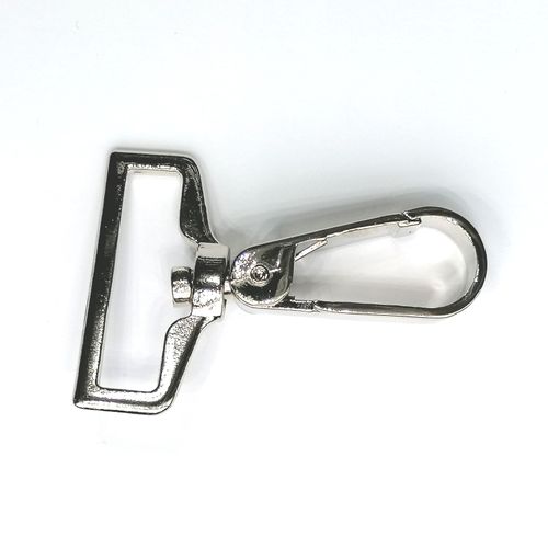 Musketonhaak - zilver - 30 mm - stoffen van leuven